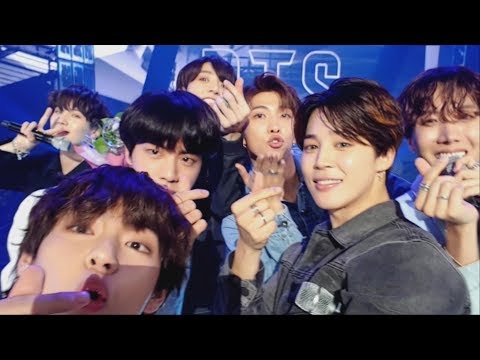 BTS (방탄소년단) 'FAKE LOVE' Self MV @Music Bank Encore stage