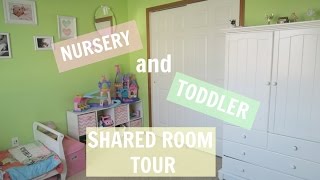 Nursery & Toddler Shared Room Tour | The Dodge Family