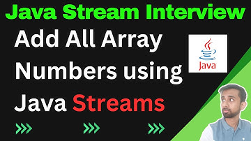 Calculate Sum of All Array Elements using Java Streams