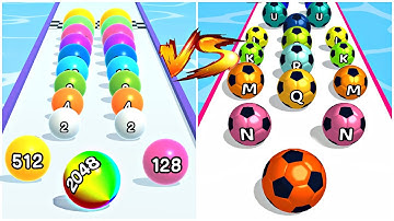 MAX LEVELS A-Z Run vs BallRun2048 🔮💥: All Levels Gameplay Walkthrough Android ,iOS NEW UPDATE