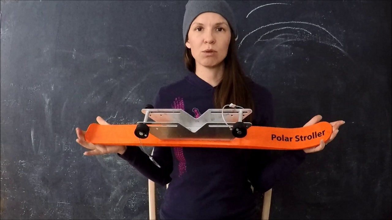 polar stroller skis