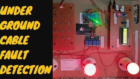 Underground Cable Fault detection System. Ar Electro Projects