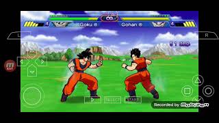 Jugando dragon ball Z shin budokai!!.🐶🎮