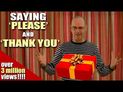 Learning English - How To Say PLEASE And THANK YOU In English - Speak English With Duncan