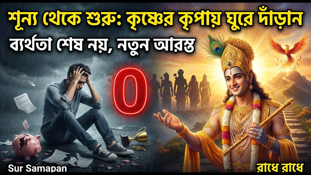 ব্যর্থতা মানেই শেষ নয় | ঘুরে দাঁড়ানোর উপায় | How to Start from Zero | Krishna Geeta Gyan