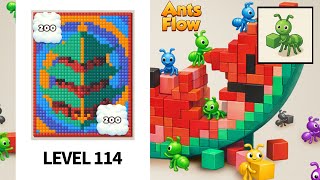 Level 114 Ant Flow Gameplay Walkthrough