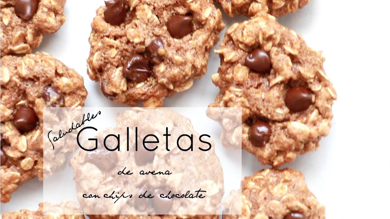 galletas de avena chispas de chocolate