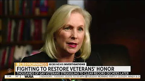 Fighting for wrongfully discharged LGBTQ+ Vet | Sen. Gillibrand on CBS Mornings