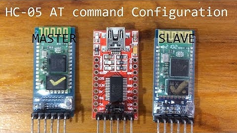 86. HC 05 Master and Slave Bluetooth Configuration by FTDI & Coolterm