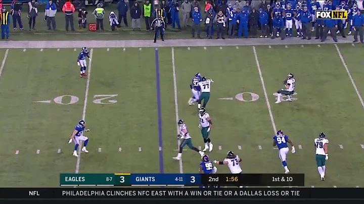Carson Wentz with a 24 Yard TD Pass to Joshua Perk...