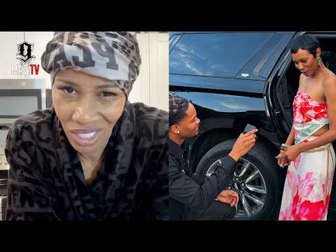 "He Must Have Rented That Ring" Tia Kemp Shades ATM While Showing Off Her Moo Moo Collection! 💍