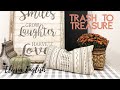 Trash To Treasure | Farmhouse Fall Decor | Up-cycle | Buffalo Plaid | Dump Haul