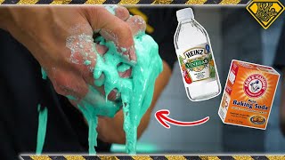 Today we're taking the standard baking soda and vinegar reaction
mixing it with oobleck. doing this makes a really cool unique fizzy
oobleck that is ...