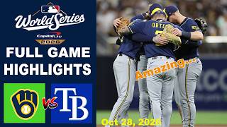 Tampa Bay Rays vs Milwaukee Brewers [Game 5] Full Highlights Oct 28, 2026 | MLB Season