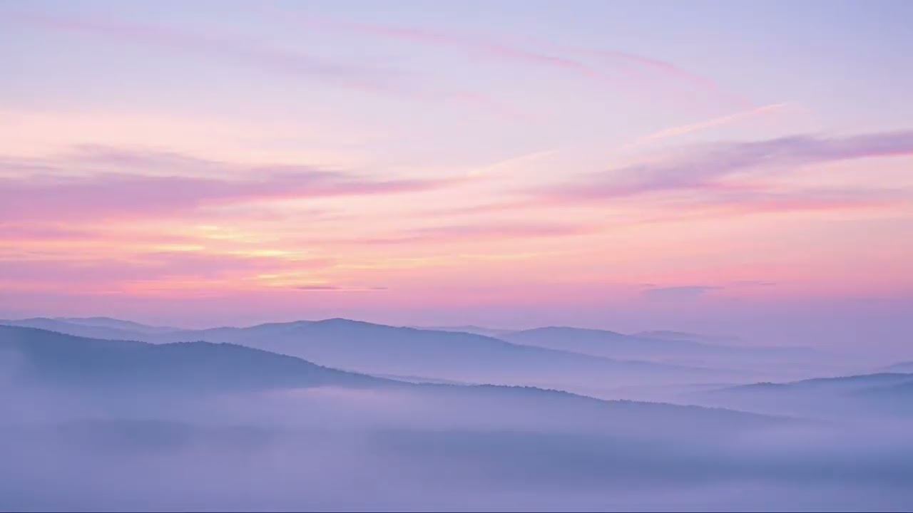 10 Hours of Misty Mountains Ambience 🌫️10 Horas de Montañas con Neblina 🌫️ Hermoso amanecer.