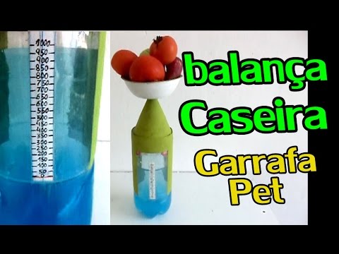 Balança caseira feito de garrafa pet - YouTube