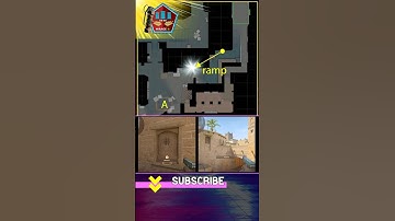 cs2 Mirage Flash above the pit #Shorts #cs2 #csgo #counterstrike