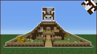 Minecraft Tutorial: How To Make A Cow Barn In this video i show you how to make this fabulous cow barn for all od your moo moo friends! this is part of my animal houses series