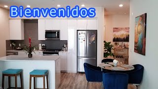 Tour del departamento decorado, video súper largo!