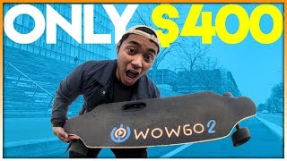 New WOWGO 2 Electric Skateboard  Cheap Boosted Board Alternative (2018)