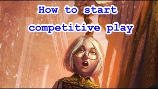 How to get into competitive play, flesh and blood.