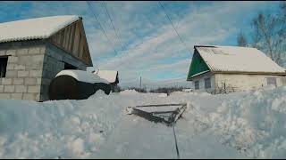 Лопата для уборки снега машиной своими руками. #рустам  #своимируками #дача #снег