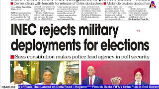 DAILIES: Nigeria Newspaper Review Today | Daily Trust, Vanguard, Punch, Guardian, Tribune