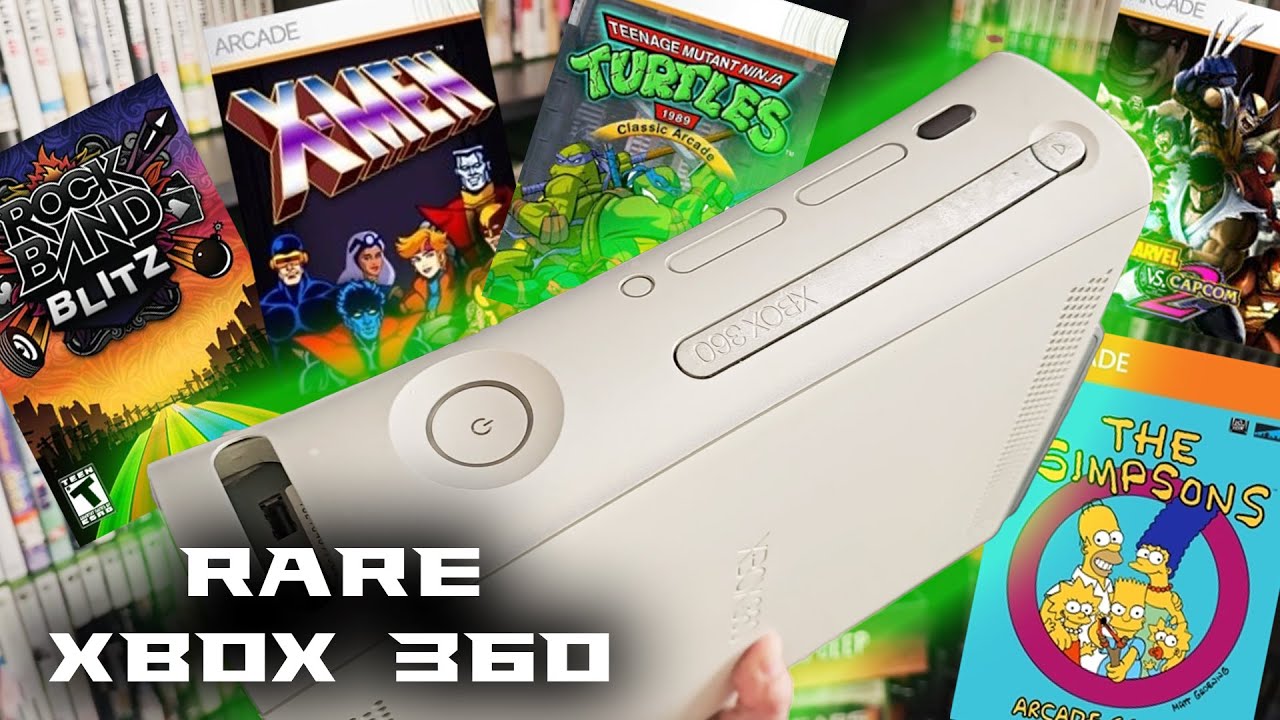 I Found A Rare 360 With All These DELISTED XBLA GAMES! (Simpsons