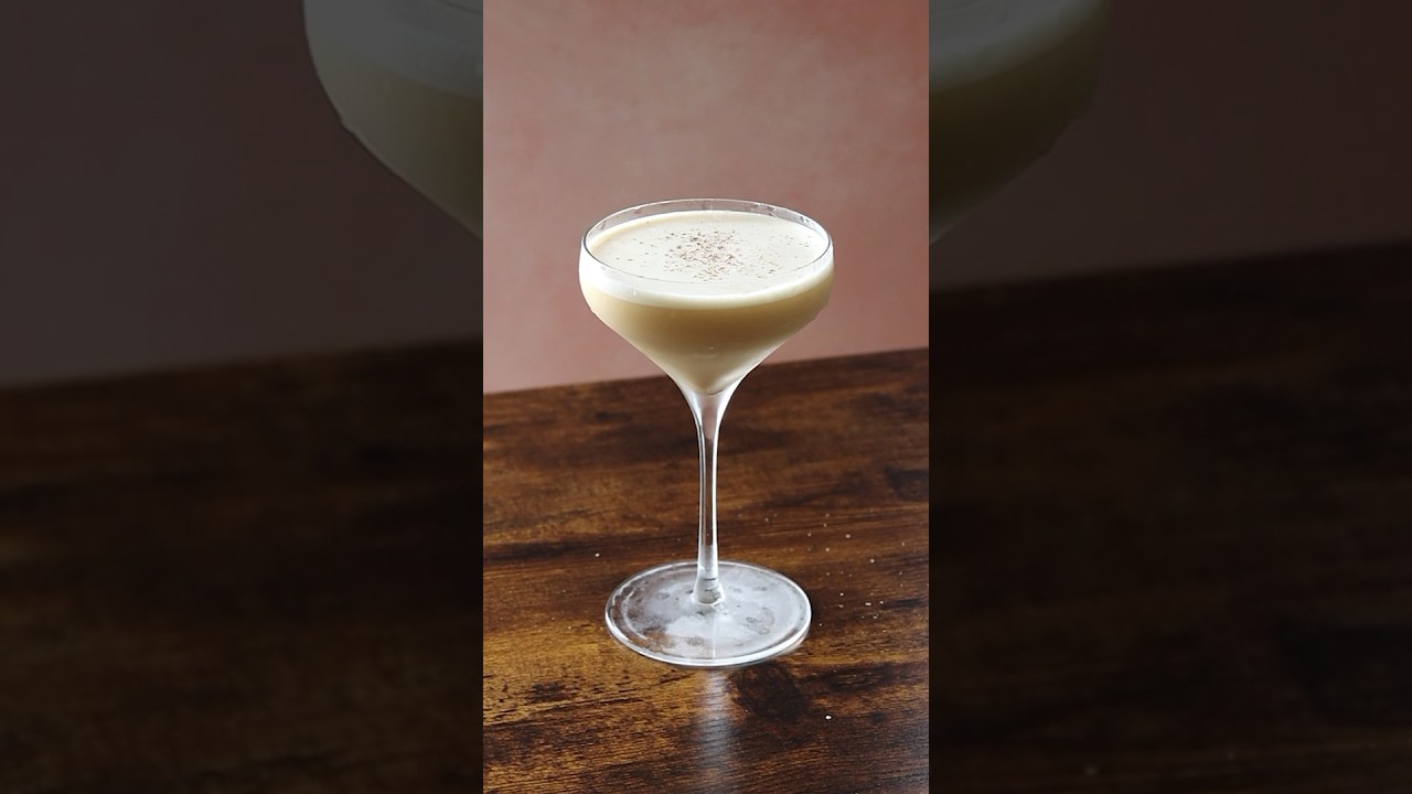 Brandy Flip #cocktail #drinks #mixology #shortsfeed #youtube #video ...