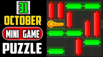 31 October 2024 Mini Game Key 100% Solved | Hamster Kombat Puzzle game For Today | Trick Work