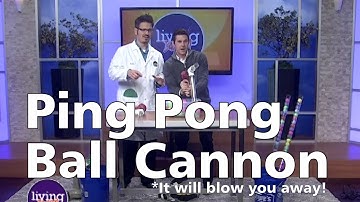 DIY Ping Pong Ball Hair Dryer Cannon | Living Dayton NBC | Mister C TV