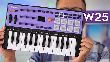 Synido Tempokey W25 review - battery powered MIDI controller with lots of features