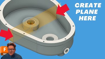 How to Create a Plane Through Two Edges in Fusion 360 (Quick plane creation)