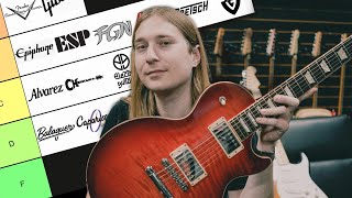 Guitar Shop Owner Ranks Favorite Guitar Brands