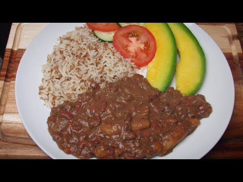 Stew Peas & Lentils W/ Rice & Bulgur Wheat| Jamaican Style Meatless ...