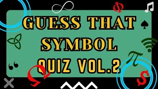 💡Vol.2 - CAN YOU GUESS THAT SYMBOL? 🌟 #trivia #quiz