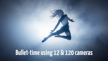 Bullet-time software demo: 12 and 120 cameras :)