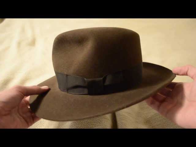 Indiana Jones Fur Felt Fedora Hat