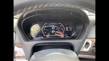 BMW X5 E70 Car Digital Cluster Upgrade Installation