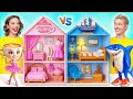 私たちは素晴らしい家を建てています バレリーナカプッチーナ vs トララレロトラララ | 面白いチャレンジ Mega DO Challenge