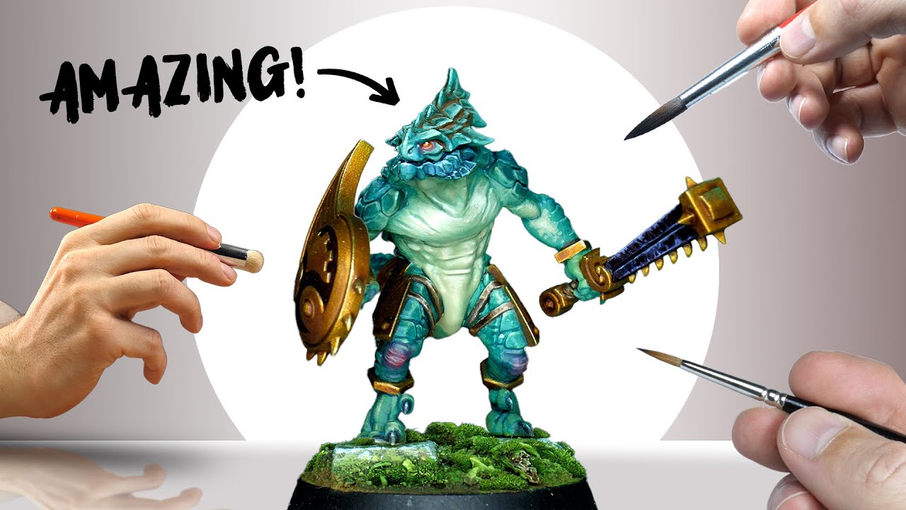 We are painting warhammer, 40k and d&d minis!