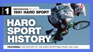 1991 Haro Sport BMX Restoration EP1. The History of the Haro Sport BMX & the birth of Mid School BMX