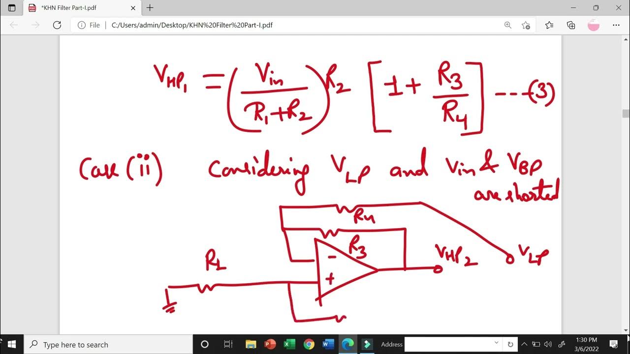 KHN Filter- Part 2 - YouTube