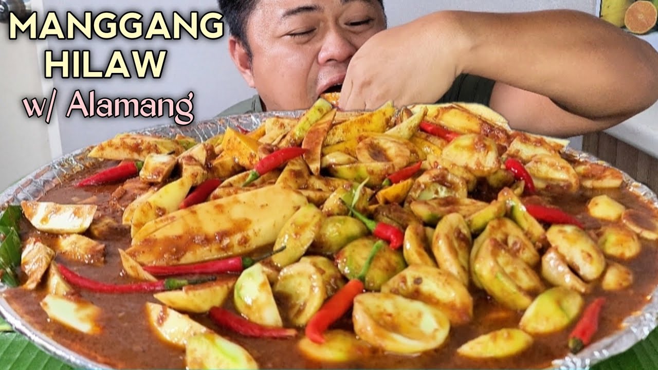MANGGANG HILAW | BAGOONG ALAMANG | MUKBANG PHILIPPINES | TOL BULOY MUKBANG