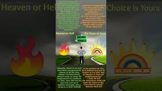 Heaven🕊or Hell🔥It's your choice‼The only way to Heaven is JESUS CHRIST❣No Heaven without repentance🔥