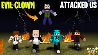 We Are in War  tHEN  EVIL CLOWN ATTACKED uS ON Our SMP |A  Unknown Entity Enter In Our SMP|Lite smp.