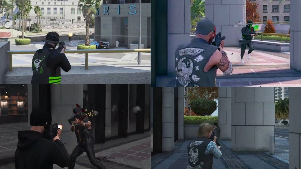 Hades vs Exodust War#2 First Fight (Multi POVs) | Hades RP | GTA V RP NoPixel WL