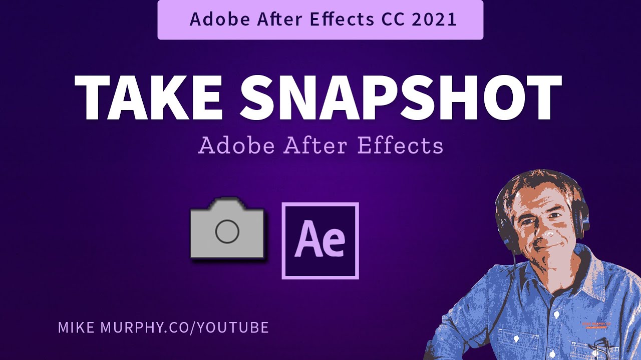 After Effects CC: 스냅샷을 찍는 방법