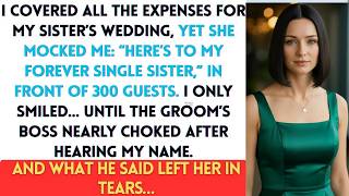 My Sister Mocked Me At The Wedding I Paid For — Until The Groom’s Boss Took The Mic…