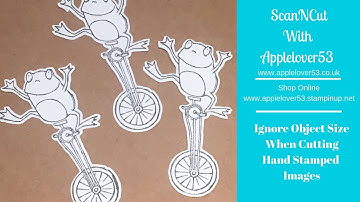 ScanNCut Ignore Object Size